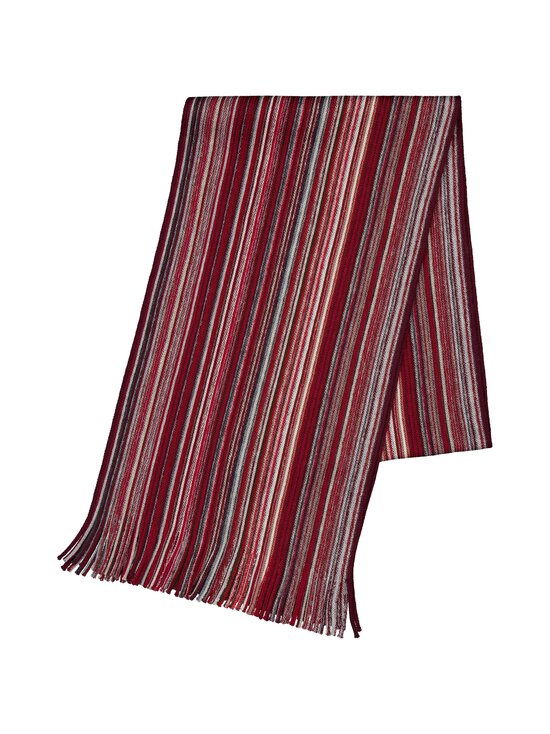Stockholm Kravatt - Knitted Striped Wool -kaulaliina - 390 WINE | Stockmann - photo 2