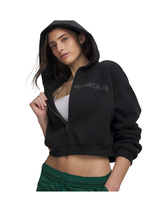 Under Armour - Icon Fleece Wordmark -huppari - BLACK | Stockmann - photo 1