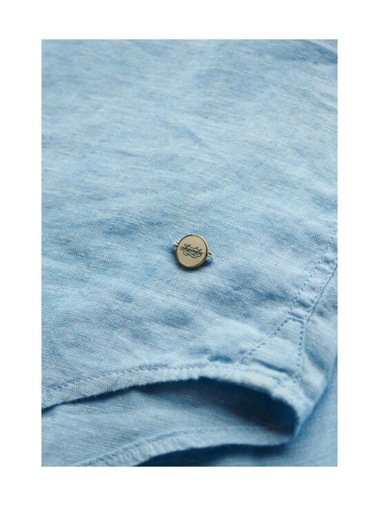 Superdry - Casual Linen Boyfriend -paita - F5P SEA BLUE CHAMBRAY - photo 2 Superdry - Casual Linen Boyfriend -paita - F5P SEA BLUE CHAMBRAY | Stockmann - photo 2