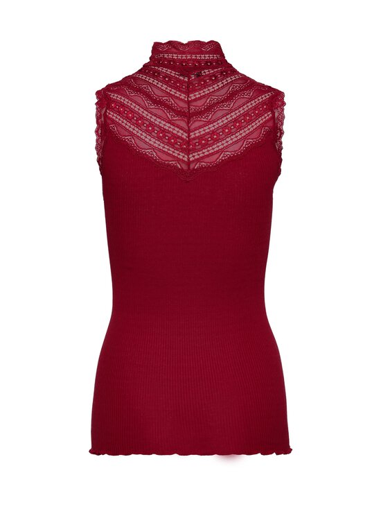 Rosemunde - Benita-silkkipuuvillatoppi - 087 KARANDA RED | Stockmann - photo 2