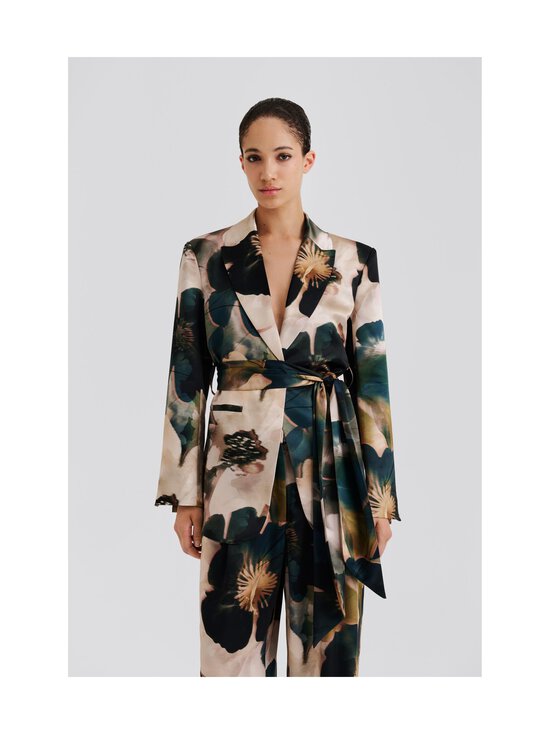 Malina - Liv Wrap -satiinibleiseri - DUSTY POPPY | Stockmann - photo 4