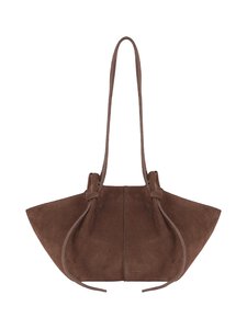 YUZEFI - Mochi Suede -nahkalaukku - CHOCOLATE | Stockmann
