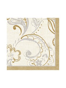 Duni - Golden Graze Cream -servetit 24 cm, 20 kpl - CREAM | Stockmann