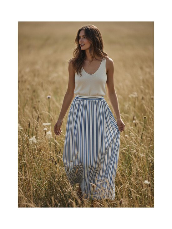 Rue de Tokyo - Seelik Puck Trio Stripe - BLUE PURPLE CREAM STRIPE | Stockmann - photo 3
