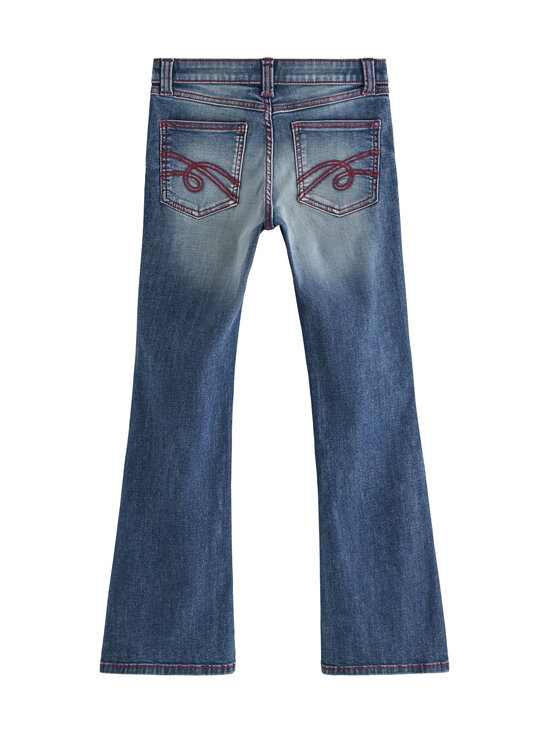 Lindex - Madala värvliga bootcut-teksapüksid - 822 BLUE | Stockmann - photo 2