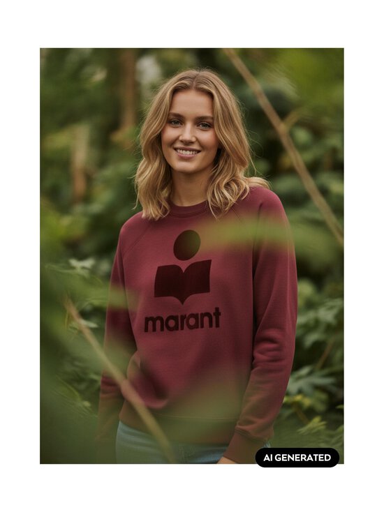 Isabel Marant Etoile - Millyny-collegepaita - BYBY BURGUNDY/BURGUNDY | Stockmann - photo 5