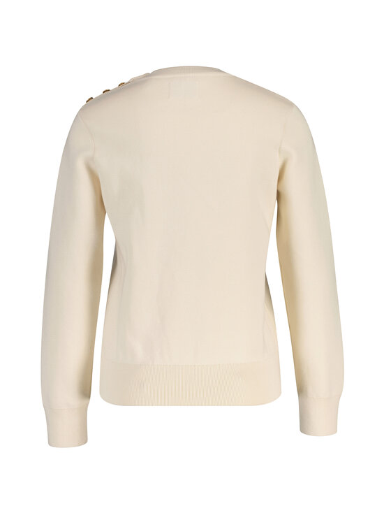 GANT - Textured Cotton C-Neck -neule - 200 OAT BEIGE | Stockmann - photo 2