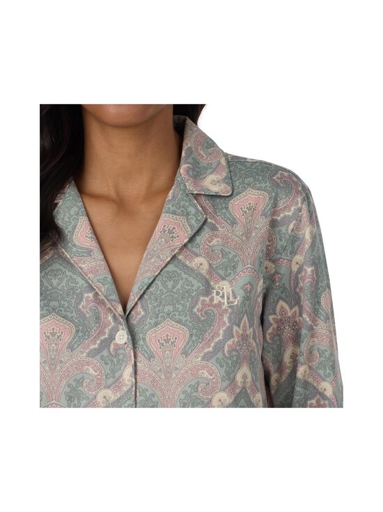 Lauren Ralph Lauren - Notch Collar Long -pyjama - 942 MULTIPAIS | Stockmann - photo 3