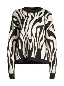 Object - ObjRay-neulepusero - BLACK PATTERN:SANDSHELL ABSTRACT | Stockmann