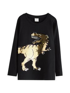 Lindex - Dinosaur-trikoopaita - 80 BLACK | Stockmann