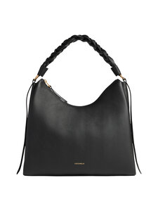 Coccinelle - Boheme Grana Double Grainy Leather -käsilaukku - 613 NOIR/COGNAC | Stockmann