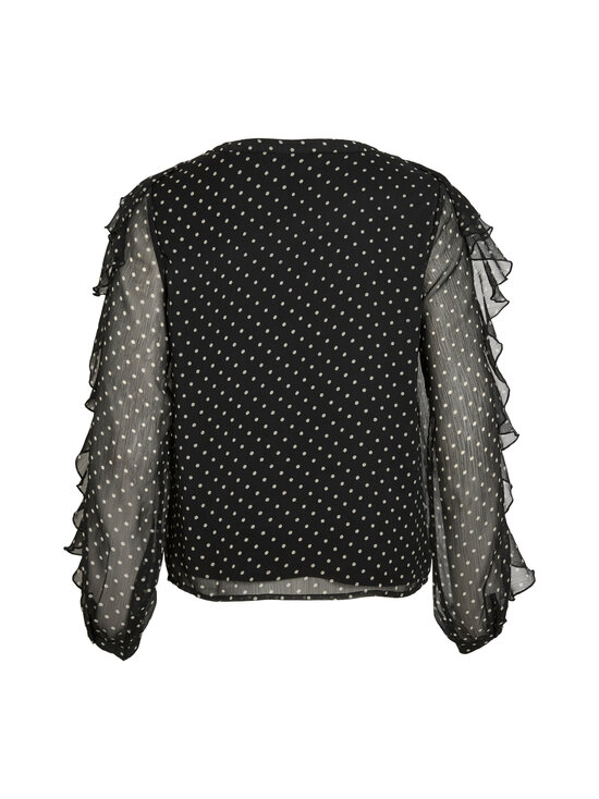 Vila - ViHarley šifona blūze - BLACK AOP:WHITE DOTS | Stockmann - photo 2