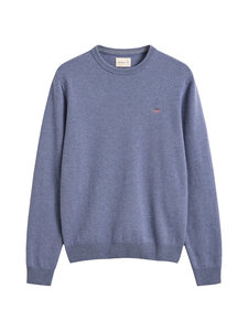GANT - Superfine Lambswool C-neck -neule - 476 BLUE HORIZON | Stockmann