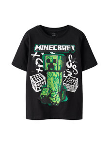 Name It - Nkmd Minecraft Regular t-krekls - BLACK | Stockmann
