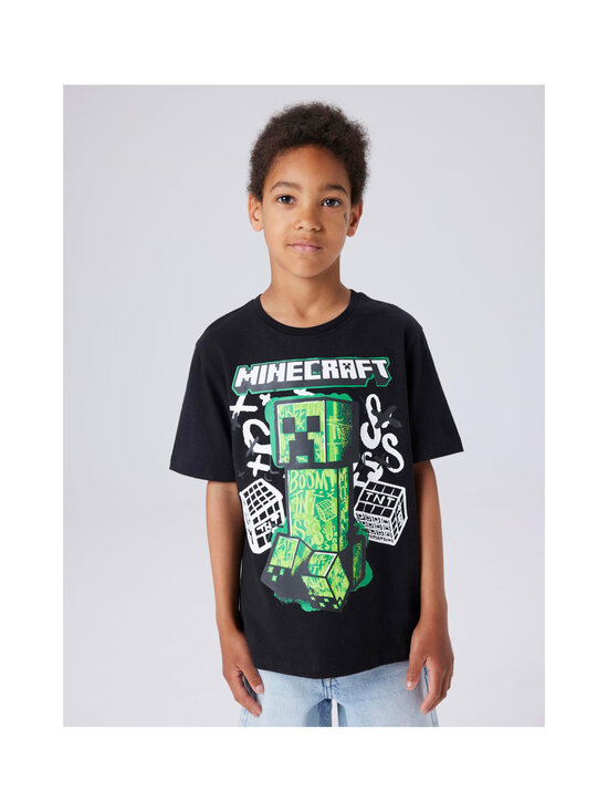 Name It - Nkmd Minecraft Regular t-krekls - BLACK | Stockmann - photo 3