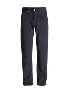 PS Paul Smith - Relaxed Tapered Fit -vakosamettihousut - 49_VERY DARK NAVY | Stockmann