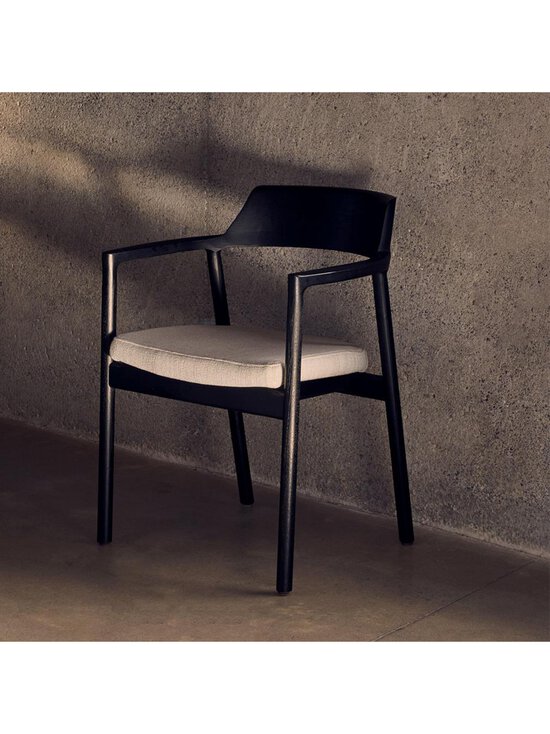 Kave Home - Alocs-tuoli beige chenille-kangas / musta - BEIGE | Stockmann - photo 5