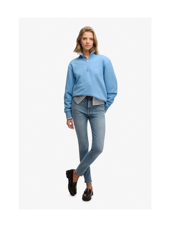 Superdry - Pool-lukuga pusa Essential Logo Half Zip - BYJ BLUEBELL | Stockmann - photo 6