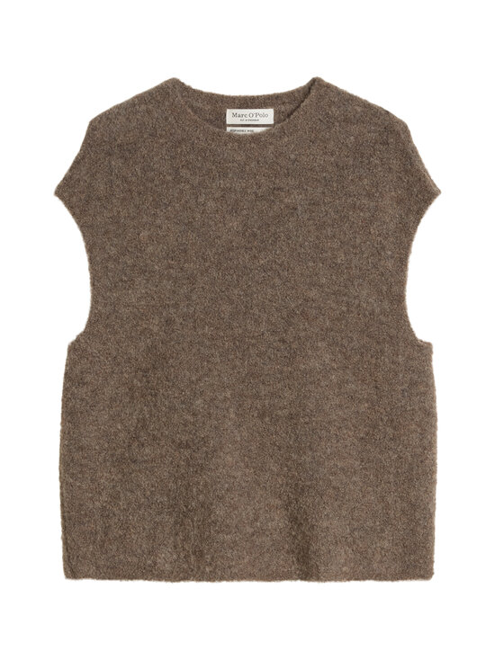 Marc O'Polo - Short Sleeve -neulepusero - 2204 STONE TAUPE MELANGE | Stockmann - photo 1