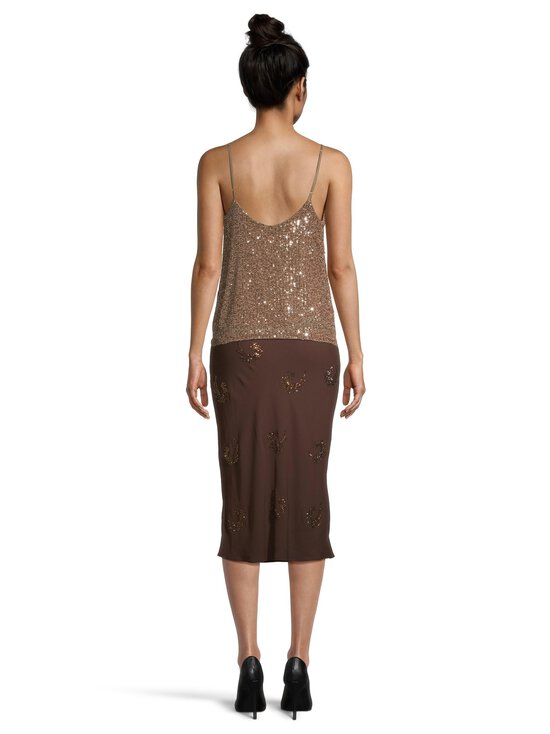 Pinko - Pinko-strassikuvioitu hame - M11 -MARRONE-CHICCO DI CAFFE' - photo 4 Pinko - Pinko-strassikuvioitu hame - M11 -MARRONE-CHICCO DI CAFFE' | Stockmann - photo 4