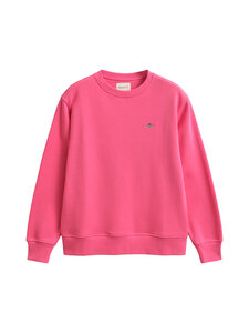 GANT - Shield C-Neck -collegepaita - 661 BRIGHT FUSCHIA | Stockmann