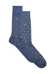 BOSS - Minipattern-sukat 2-pack - 438 BRIGHT BLUE | Stockmann