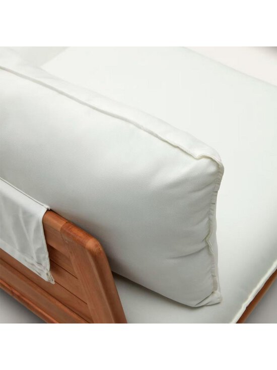 Kave Home - Portitxol-ulkosohvasetti pöydällä valkoinen / tiikki 270 x 270 cm - BEIGE | Stockmann - photo 5