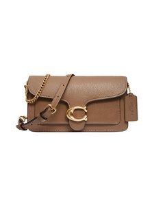 Coach - Tabby Chain Clutch -nahkalaukku - B4/DARK STONE | Stockmann