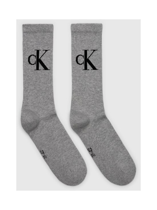 Calvin Klein - Sokid CKJ Monogram, 2 paari - 003 LIGHT GREY MELANGE - photo 3 Calvin Klein - Sokid CKJ Monogram, 2 paari - 003 LIGHT GREY MELANGE | Stockmann - photo 3