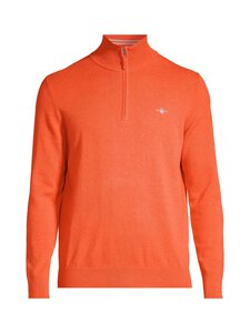 GANT - Classic Cotton Half Zip -neulepaita - 888 PUMPKIN ORANGE MELANGE GANT - Classic Cotton Half Zip -neulepaita - 888 PUMPKIN ORANGE MELANGE | Stockmann