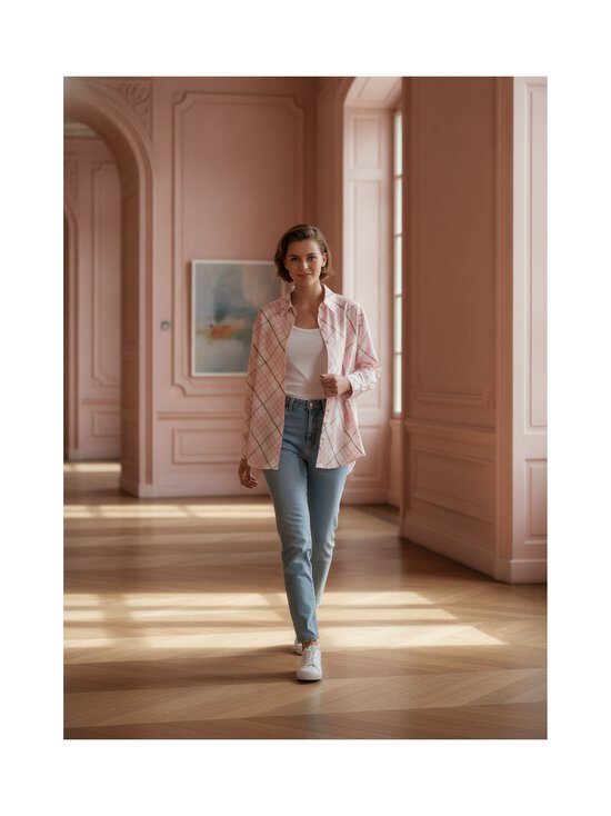 Burberry - Elara Casual -paitapusero - C5687 FLORA PINK IP CHECK | Stockmann - photo 6