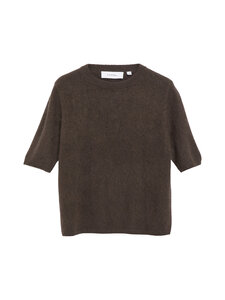 Comma - Short Sleeve -neulepusero - 8940 BROWN | Stockmann