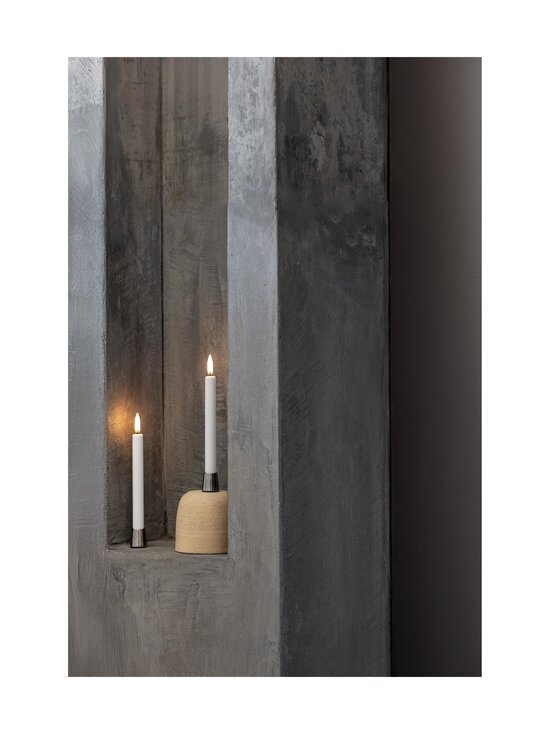 UYUNI - Light Taper -kynttilänjalat 2 kpl - CHROME | Stockmann - photo 2