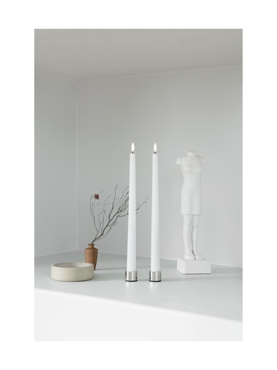UYUNI - Light Taper -kynttilänjalat 2 kpl - CHROME | Stockmann - photo 3