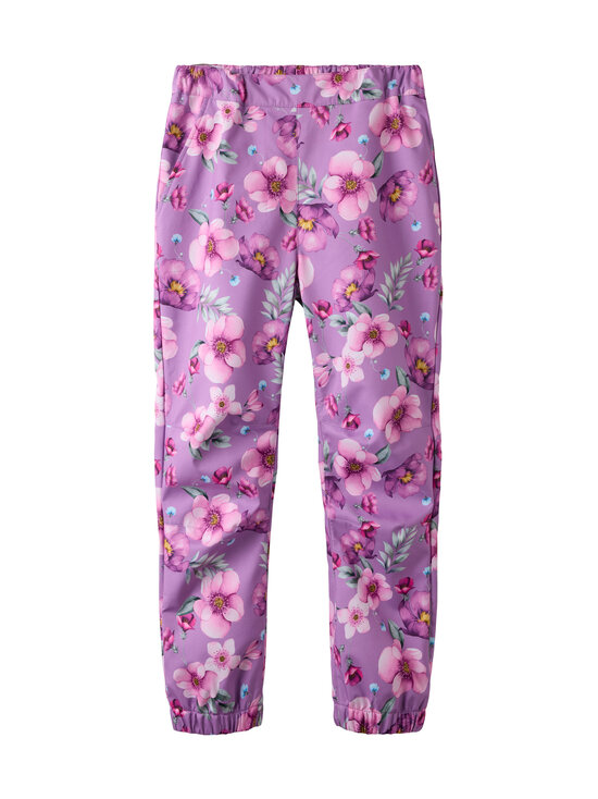 Name It - Püksid NkfAlfaLight Regular - IRIS ORCHID AOP:FLORAL FOREST | Stockmann - photo 1