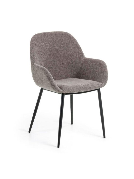 Kave Home - Konna-tuoli vaaleanharmaa/musta - GREY | Stockmann - photo 1