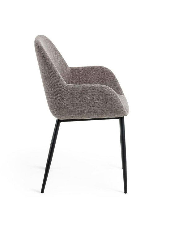 Kave Home - Konna-tuoli vaaleanharmaa/musta - GREY | Stockmann - photo 2