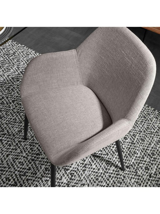 Kave Home - Konna-tuoli vaaleanharmaa/musta - GREY | Stockmann - photo 6