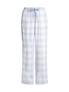 A+more - Nedda Flannel -pyjamahousut - LIGHT BLUE CHECK | Stockmann