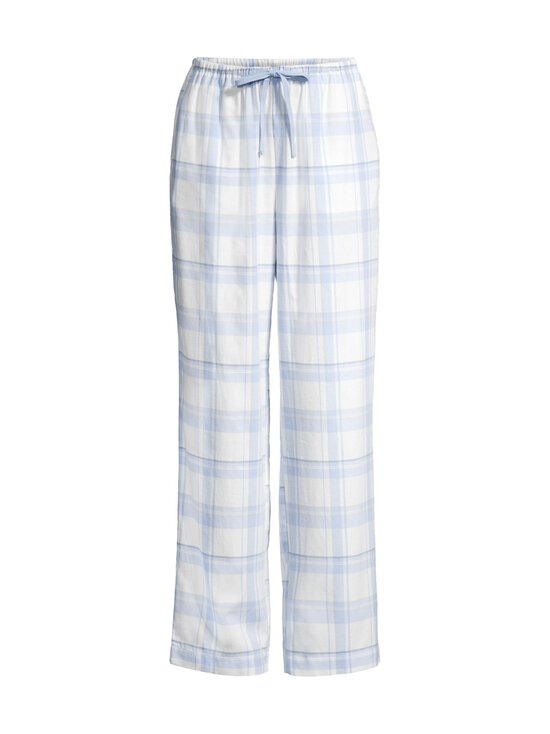 A+more - Nedda Flannel -pyjamahousut - LIGHT BLUE CHECK | Stockmann - photo 1