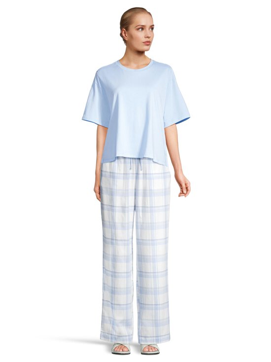 A+more - Nedda Flannel -pyjamahousut - LIGHT BLUE CHECK | Stockmann - photo 3