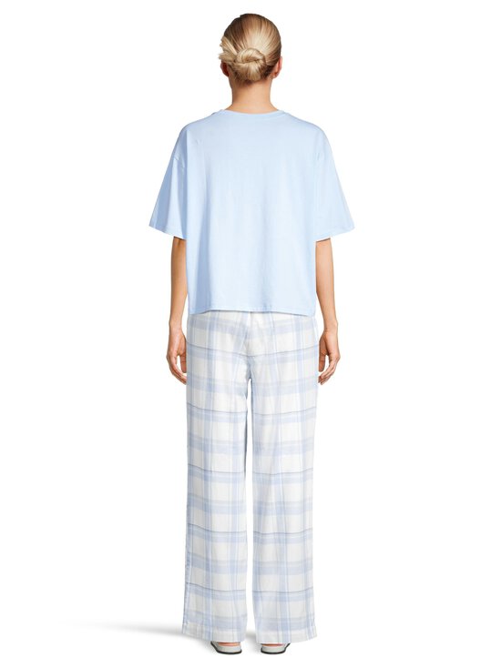 A+more - Nedda Flannel -pyjamahousut - LIGHT BLUE CHECK | Stockmann - photo 4