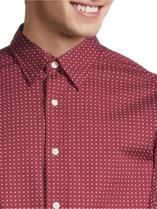GANT - Triiksärk Regular Micro Print - 604 PLUMPED RED | Stockmann - photo 4
