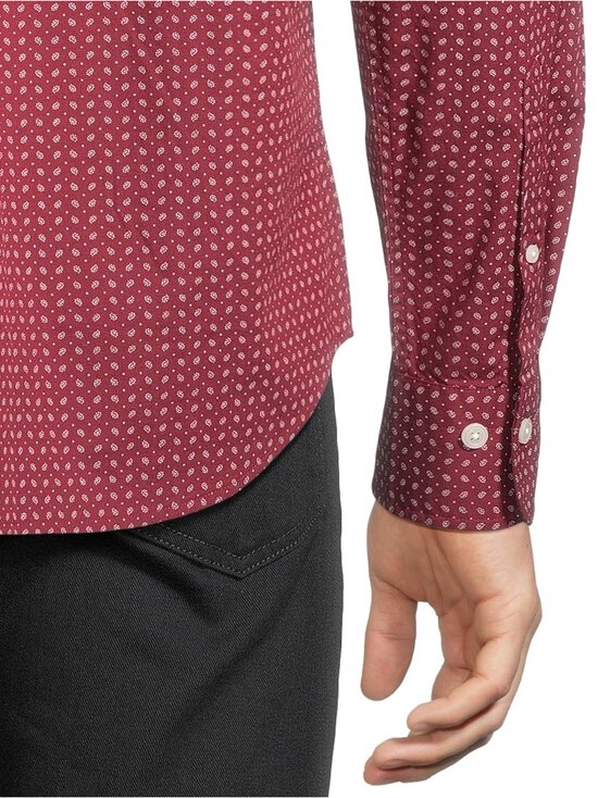 GANT - Triiksärk Regular Micro Print - 604 PLUMPED RED | Stockmann - photo 5