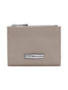 Longchamp - Le Roseau ādas maks 11 x 9 cm - 266 CLAY | Stockmann