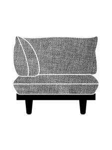 Fatboy - Paletti-kulmatuolin vaihtopäällinen - HARMAA | Stockmann