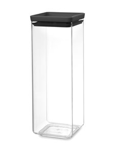 Brabantia - Square Canister -säilytyspurkki 2,5 l - DARK GREY Brabantia - Square Canister -säilytyspurkki 2,5 l - DARK GREY | Stockmann