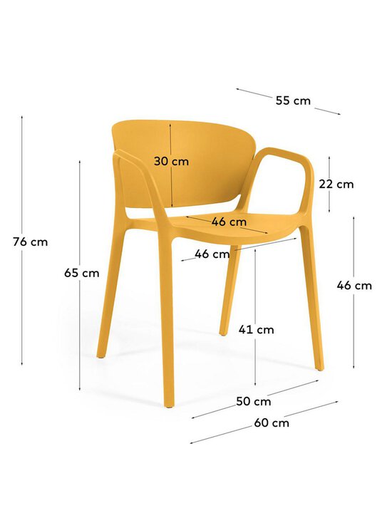 Kave Home - Ania-tuoli - KELTAINEN | Stockmann - photo 8