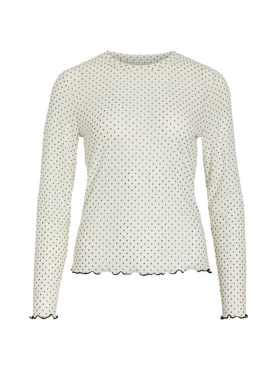 Vila - ViHarley Mesh krekls - CLOUD DANCER AOP:BLACK DOTS | Stockmann - photo 1
