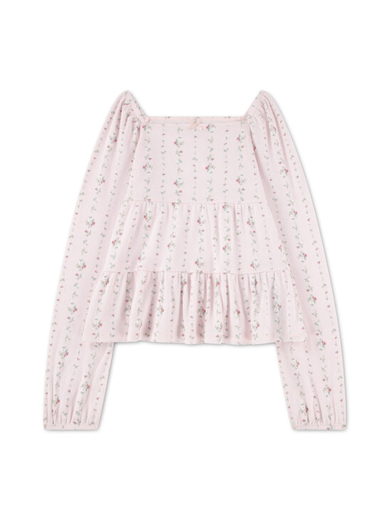 Abercrombie & Fitch - Tiered Babydoll tops - ARF-DITSY PINK FLOWER GARLAND | Stockmann - photo 1